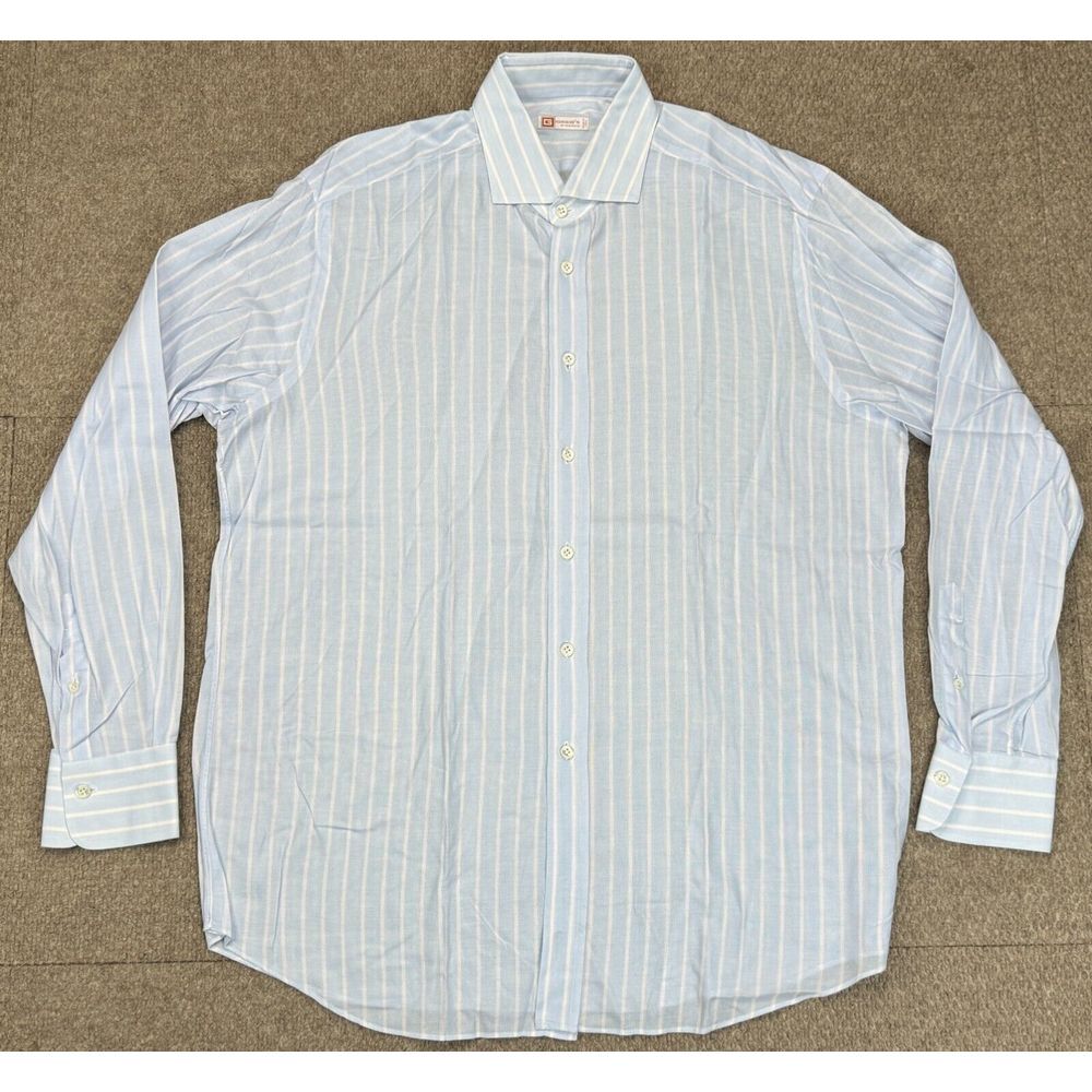 Giorgio's Of Palm Beach Men's Striped Long Sleeve Dress Shirt Size‎ 16.5-42